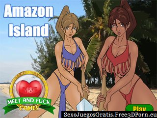 Isla Amazonas con putos niñas desierto de playa
