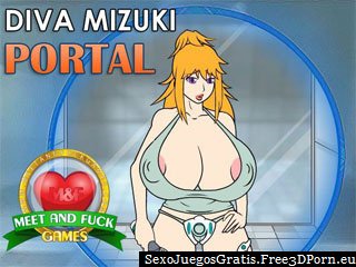 Diva Mizuki Portal con tetas desnuda de dibujos animados
