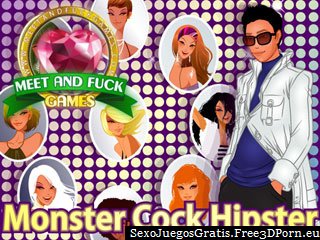 Monster Cock Hipster cogida en un juego de la pornografía