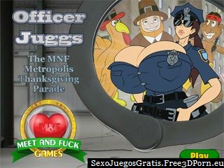 Officer Juggs Thanksgiving Parade prisión juego sexual