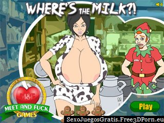 ¿Dónde está el juego sexual leche con tetas animados