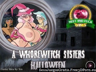 Juego en flash porno - Whorewitch sisters halloween
